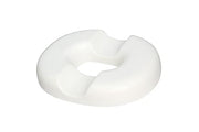 Trickonometry Donut Seat Cushion: Extra Firm Orthopedic Pillow (White)