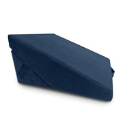 Trickonometry Bed Wedge Pillow- Adjustable 7-in-1 Memory Foam Body Positioner Cushion Pillow (Navy)