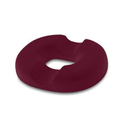 Trickonometry Donut Seat Cushion: Extra Firm Orthopedic Pillow (Burgundy)