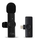 Niyo Wireless, Lightweight, Lapel Microphone for iPhone, Noise Reduction Clip-on Microphone