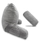 Trickonometry Large Reading Pillow with Arms, Prop Up Chair Cushion (Navy)