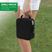 MustStash Smell Proof Stash Box with Locking Lid and Triple Layer Smell Blocking Protection