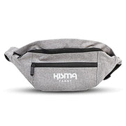 Kisma Casual Waist Fanny Pack with Adjustable Crossbody Waist and Shoulder Strap and Multiple Zippered Pockets for Hands-Free Travel Storage