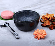 ShayVe Marble or Granite Shaving Bowl for Shaving Soap & Cream- Exquisite Heat Insulated Wet Shaving Kit Addition