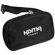 Kisma Designer Fanny Pack with Cute, Comfortable Style, Storage Organizer Pockets, and Hands-Free Adjustable Waist Belt, Classic Black