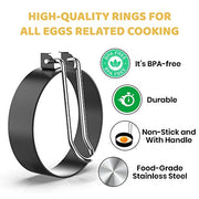 Egg Mold Ring Set (4 Pack)