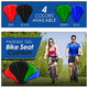 Blue Onion Gel Bike Seat Cover with Safety Reflector - Comfortable Cushion for Exercise Bikes